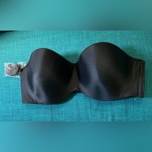 Lilyette Black Strapless Bra